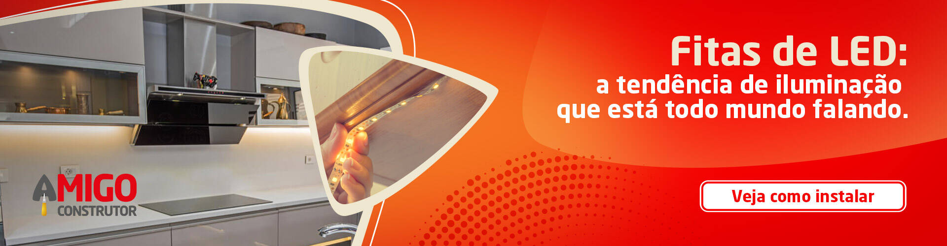 como instalar fitas de LED