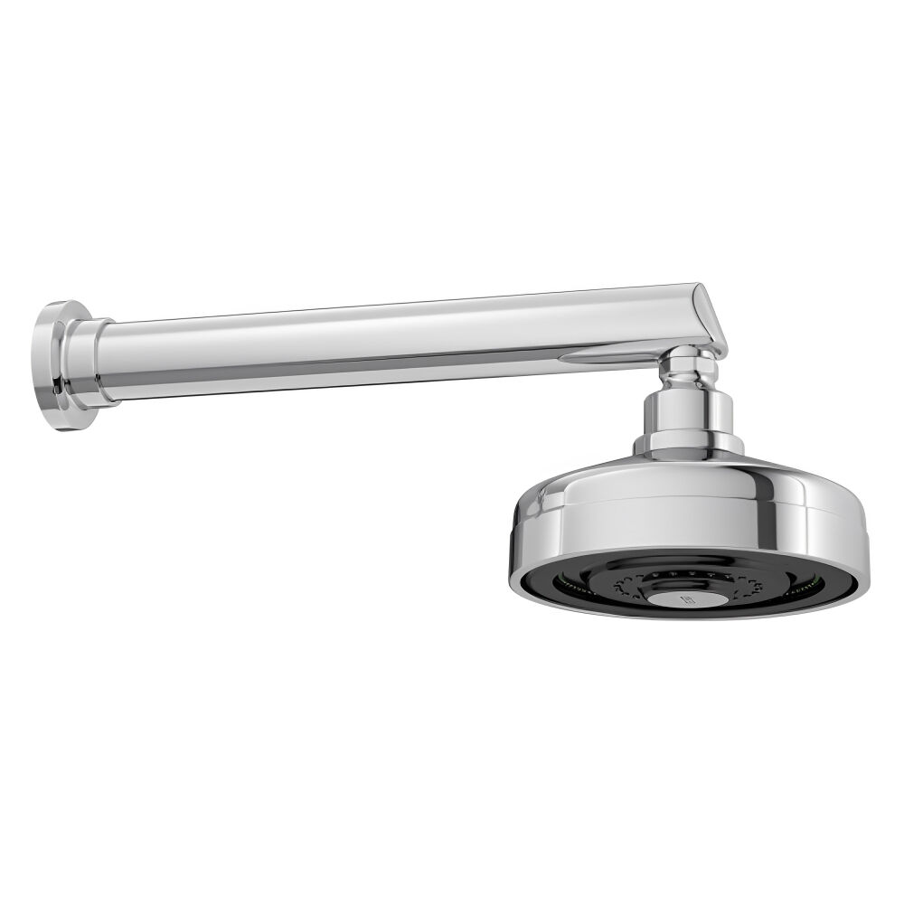 Ducha com Tubo Reto de Parede Acqua Plus Cromado Deca