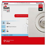 Spot Led Fênix Quadrado Embutir 5W 6000K Kian