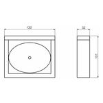 Saboneteira de Vidro Flaunt Perflex