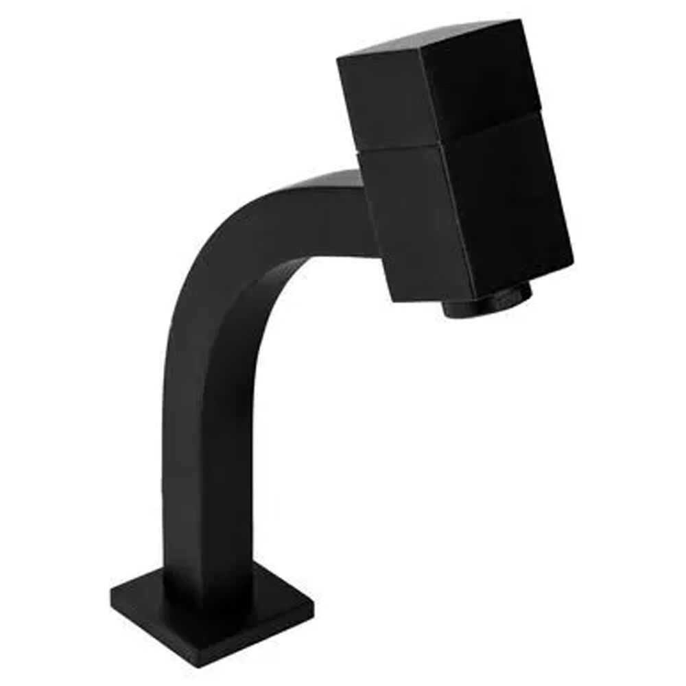 Torneira de Mesa para Banheiro Piazza 1/2" Preto Fosco Addra