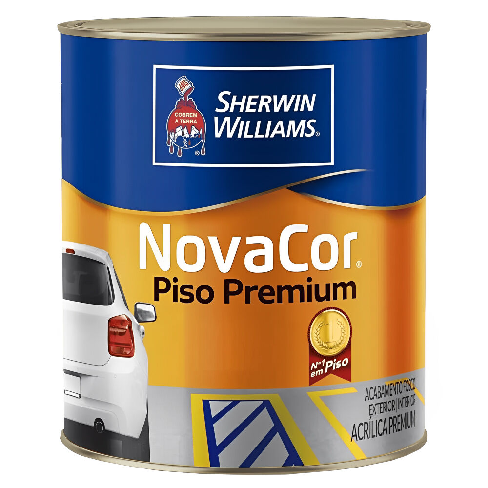 Tinta Acrílica Piso Novacor 900ml Sherwin Williams