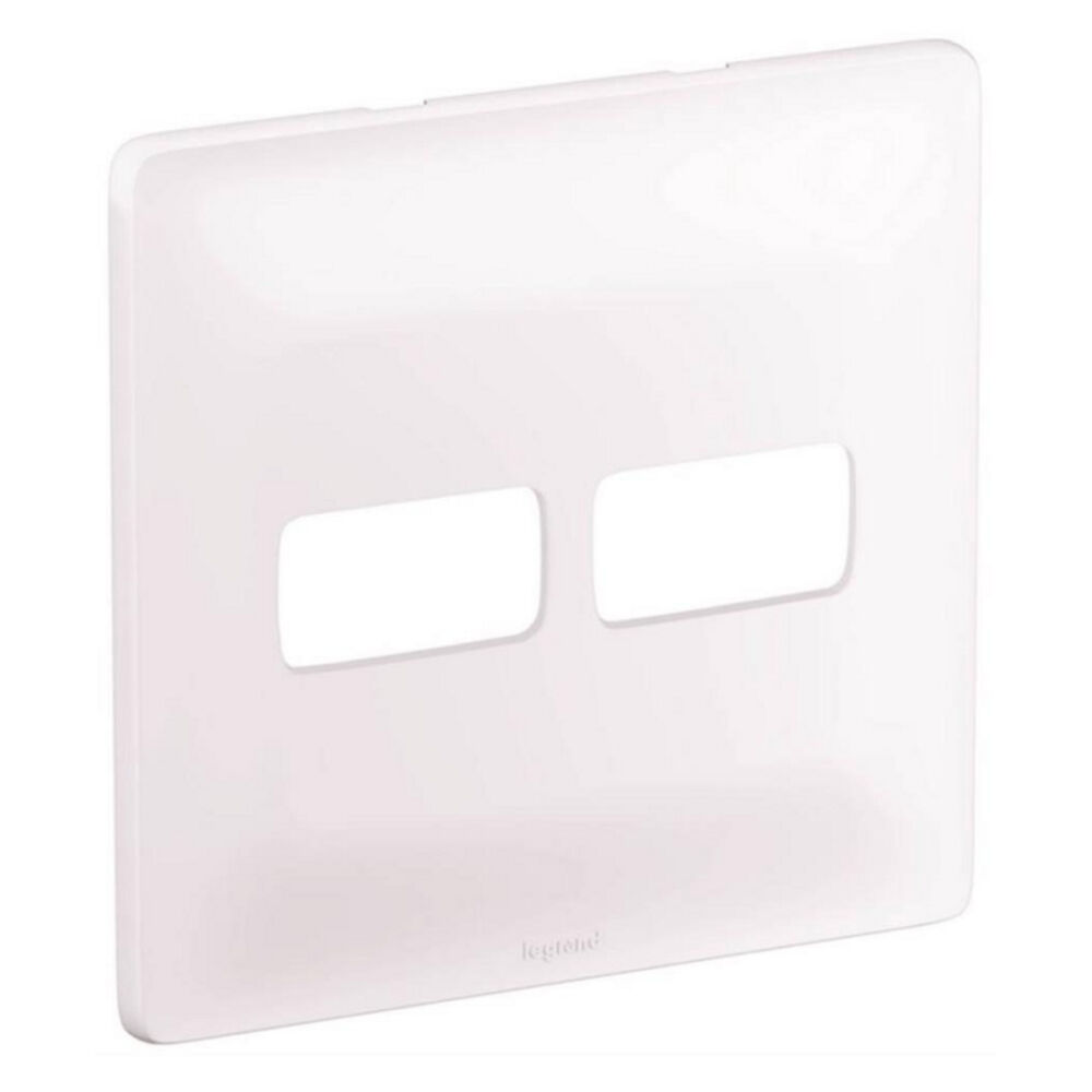 Placa para 2 Módulos 4x4 Zeffia Branco Legrand
