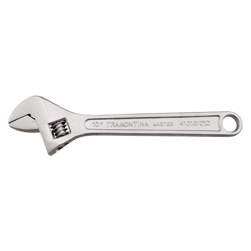 Chave Ajustável para Porcas 6" Tramontina com Corpo Forjado em Aço Carbono Cromado