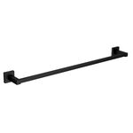 Porta Toalha Barra Quadratta Black Matte Deca