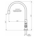 Torneira de Pia para Cozinha Baixo Dom Color Perflex