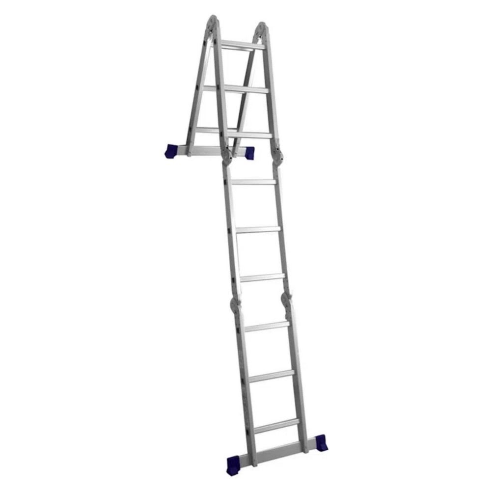 Escada Multifuncional 4x3 Alumínio 12 Degraus MOR
