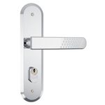 Fechadura Stam 1801/21 Externa Acabamento Cromado - Espelho de Aço Inox 35274