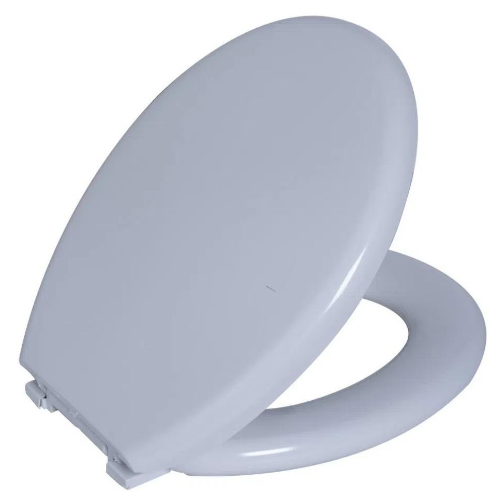 Assento Sanitário Oval Almofadado Astra Branco