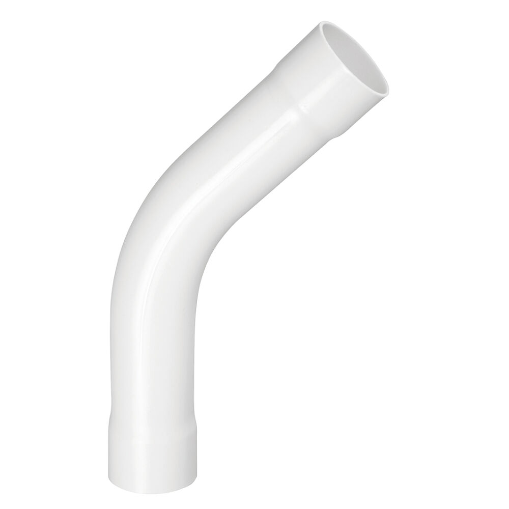 Curva 45° Longa PVC Esgoto Branco Krona