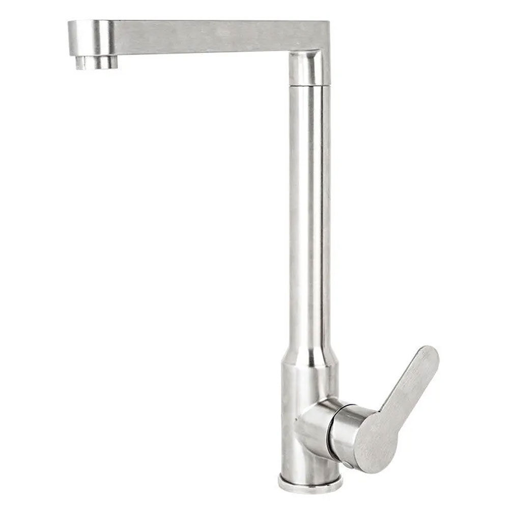 Misturador de Mesa para Cozinha Aço Escovado 1/2" Cromado Addra