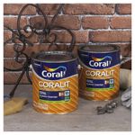 Esmalte Sintético Acetinado Coralit Total Branco 900ml Coral