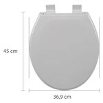 Assento Sanitário Oval Soft Close com Fechamento Suave Astra Branco