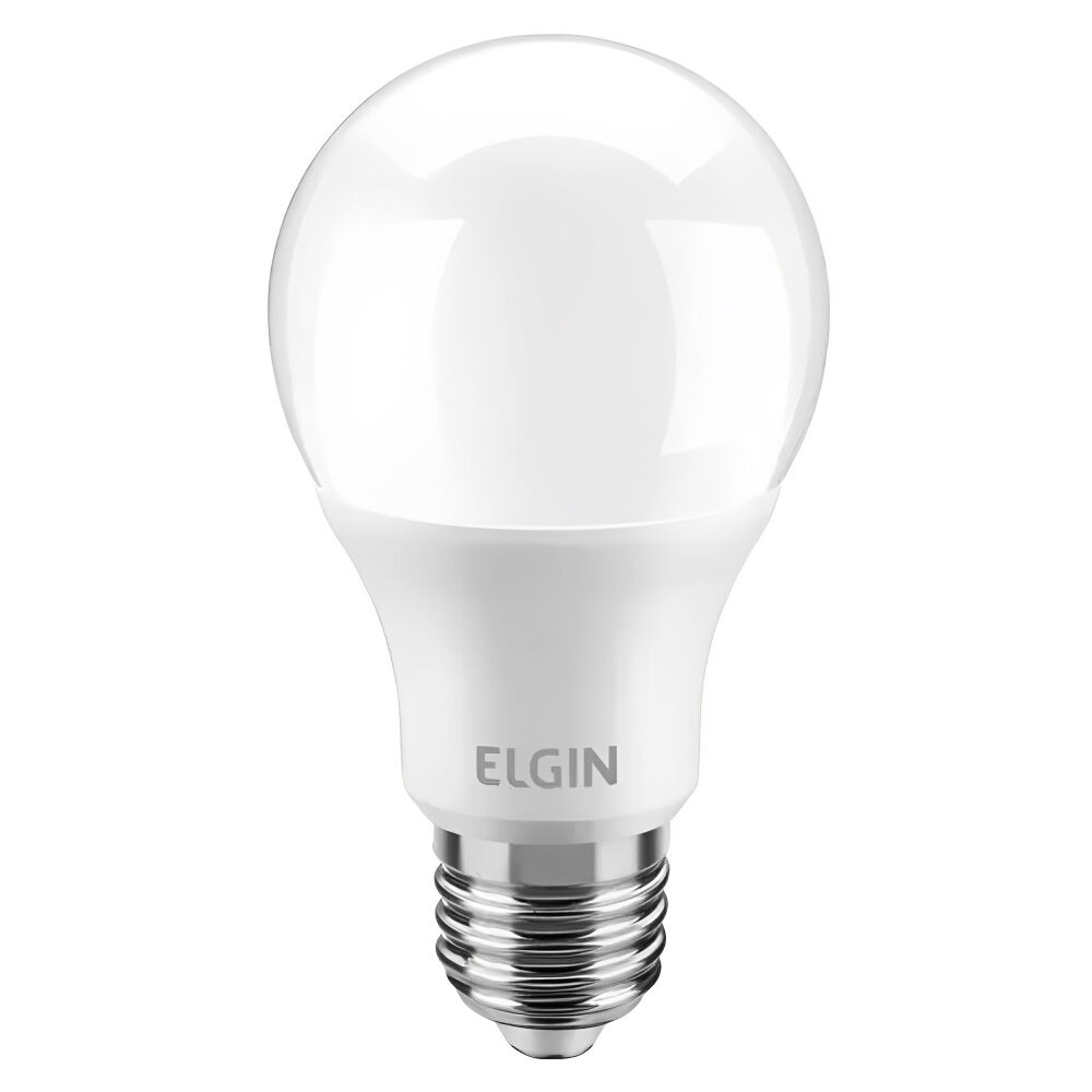 Lâmpada de Led Bulbo A60 Luz Branca Fria 12W 6500K Bivolt Elgin