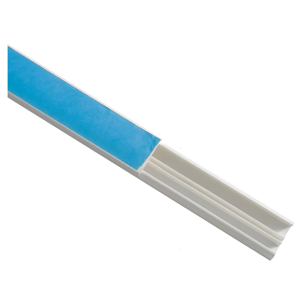 Canaleta com Divisória e Cinta Dupla Face 20x10x2000mm Branco Tramontina