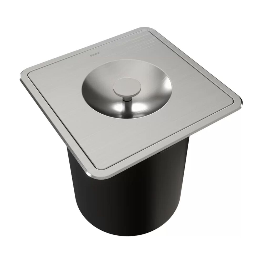 Cuba Sobrepor e Embutir Massima 68x48 Inox com Acessórios e Lixeira Docol