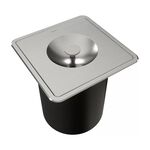 Cuba Sobrepor e Embutir Massima 68x48 Inox com Acessórios e Lixeira Docol