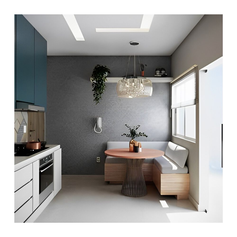 Lustre Wessex para 5 Lâmpadas Espelhado Avant