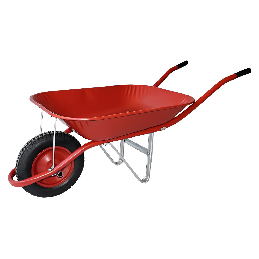 Carrinho de M&atilde;o com Ca&ccedil;amba Met&aacute;lica Vermelho 45L Soft Esfera Gordini