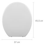 Assento Sanitário Almofadado Slim Branco Astra