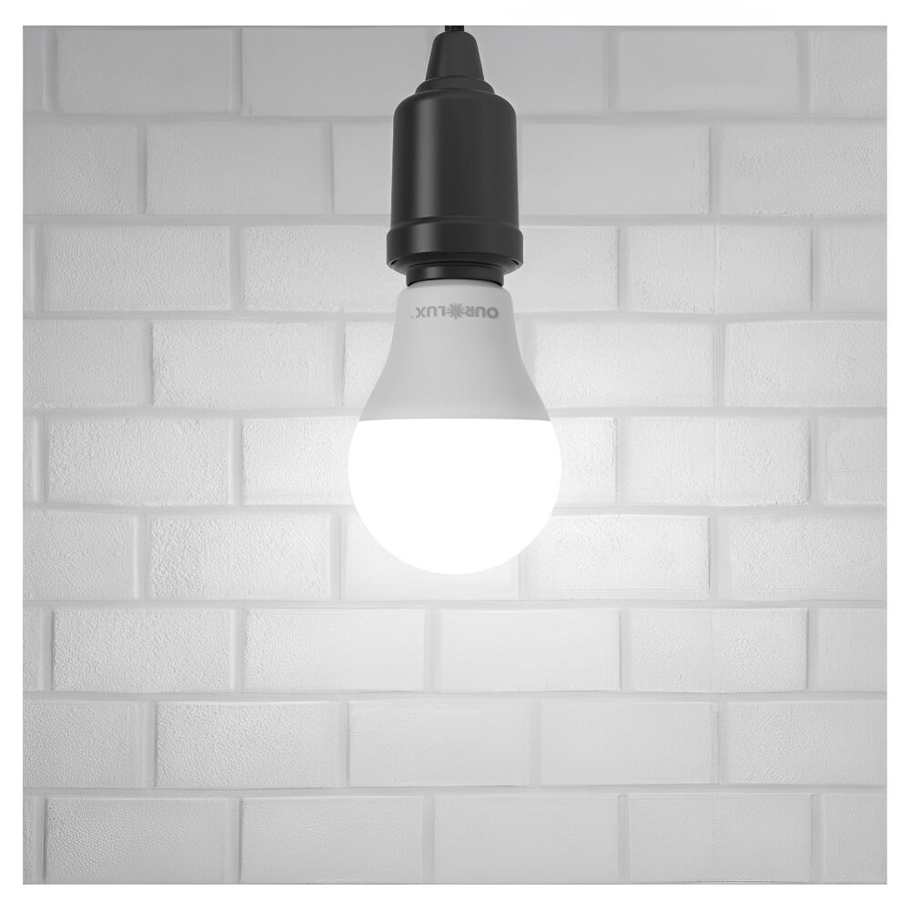 Lâmpada Superled Bulbo 9W Luz Branca 6500K Bivolt Ourolux