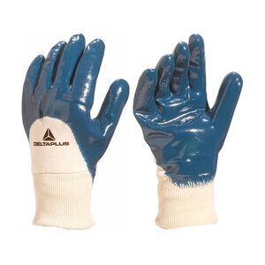 Luva de Algodão com Revestimento 3/4 Nitrílico Deltaplus Luva de Algodão com Revestimento 3/4 Nitrílico Deltaplus