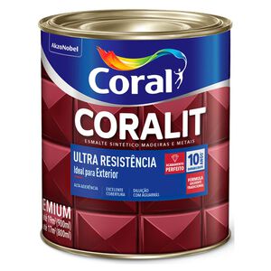 Esmalte Sintético Fosco Coralit Ultra Resistência 900ml Coral Esmalte Sintético Fosco Coralit Ultra Resistência 900ml Coral