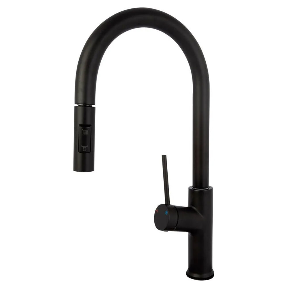 Misturador Monocomando de Mesa Macau 1/2" Preto Addra