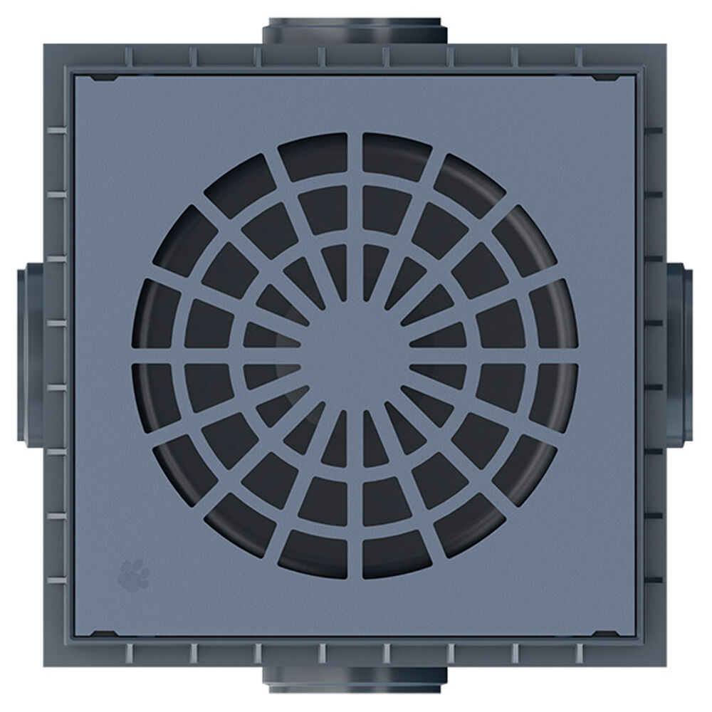 Caixa de Areia para Esgoto 100mm Cinza Tigre