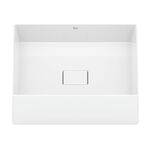 Cuba de Apoio Terra T5 Quadrada 40x40cm Branca Roca