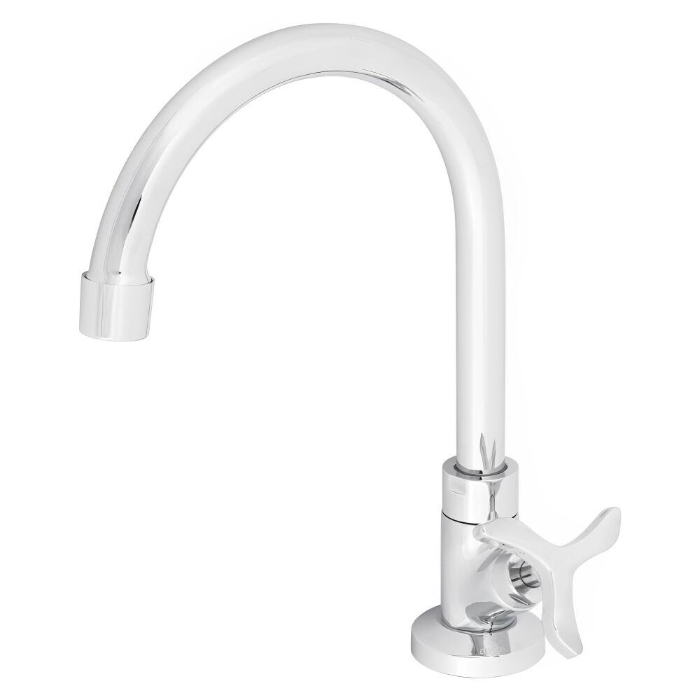 Torneira para Banheiro Bica Alta Nova Pertutti Cromado Docol