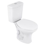 KIT Vaso Sanitário e Caixa Acoplada com Acessórios Saveiro Branco Celite