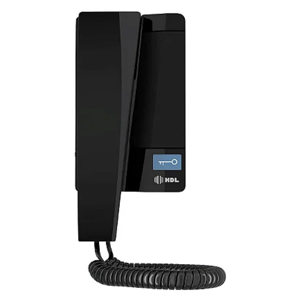 Monofone Interfone Advance Extensão de Áudio com 1 Botão Preto HDL