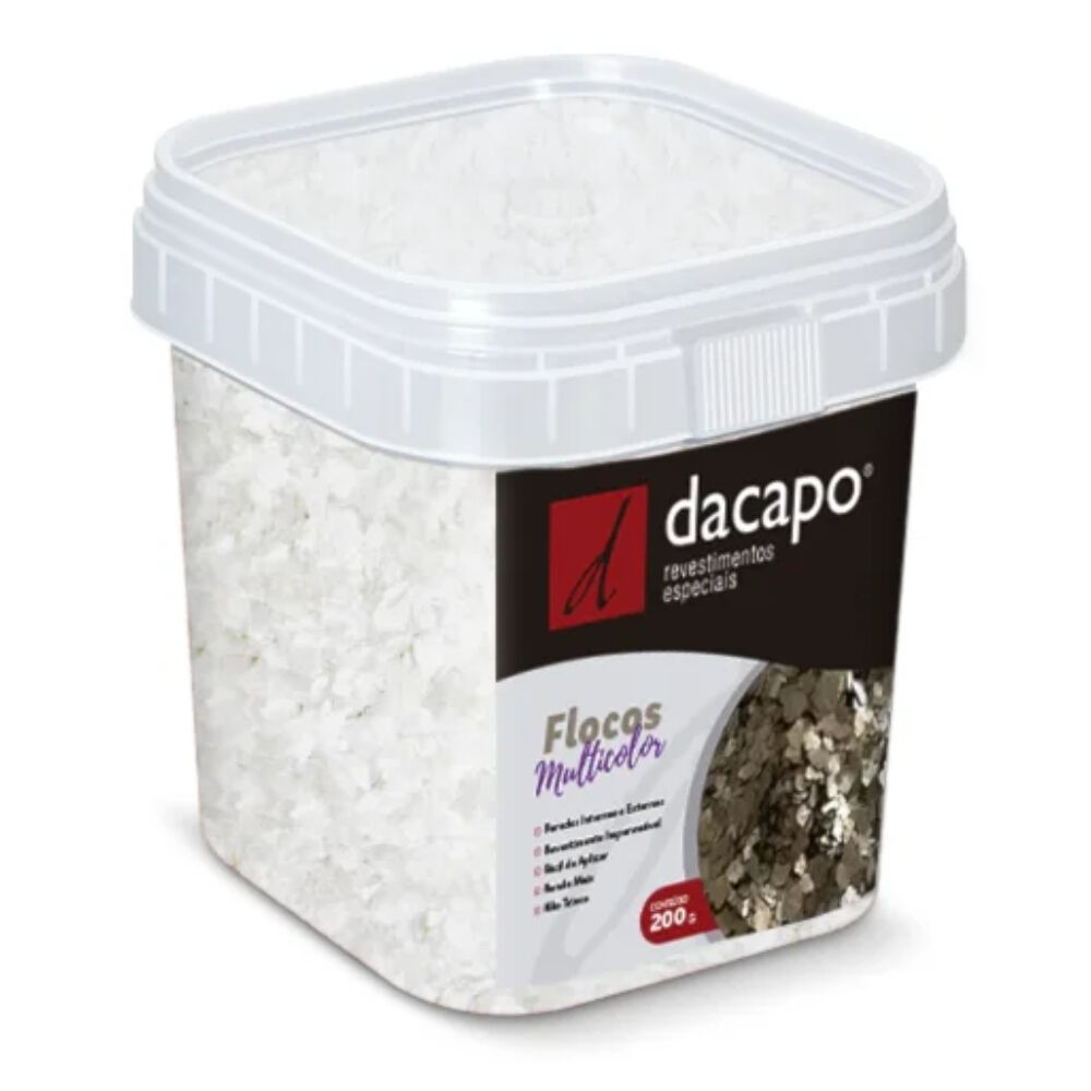 Flocos Multicolor para Granilite Terrazzo 200g Dacapo