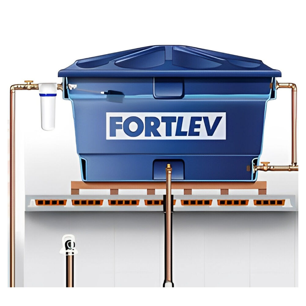 Torneira Bóia para Caixa D'Água com Haste ABS 1/2" e 3/4" Fortlev