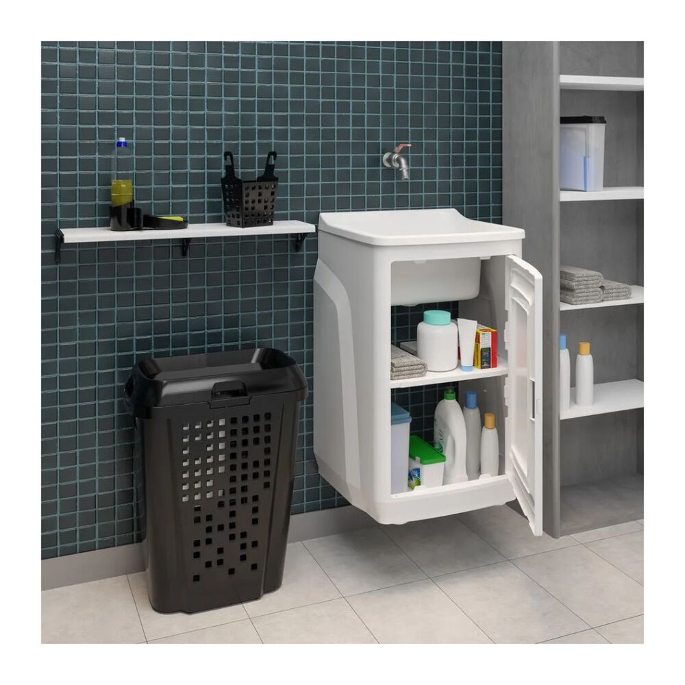 Gabinete Plástico com Tanque Branco Astra