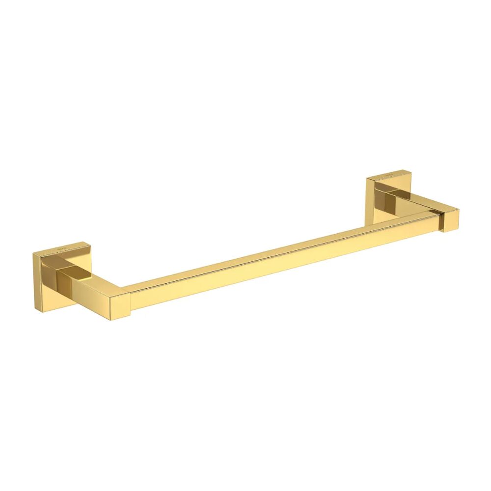 Porta Toalha Quadratta 30cm Gold Deca