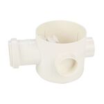 Corpo de Caixa Sifonada em PVC 100x100x50mm Branco Tigre