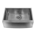 Cuba para Cozinha Farm Sink 76x35x25,4cm Aço Inox Addra