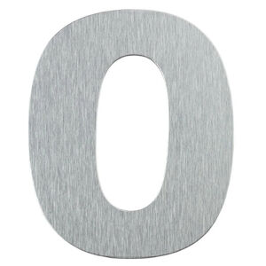 Número Residencial de Alumínio com Adesivo de Fixação Primafer Atlas Número Residencial de Alumínio com Adesivo de Fixação Primafer Atlas