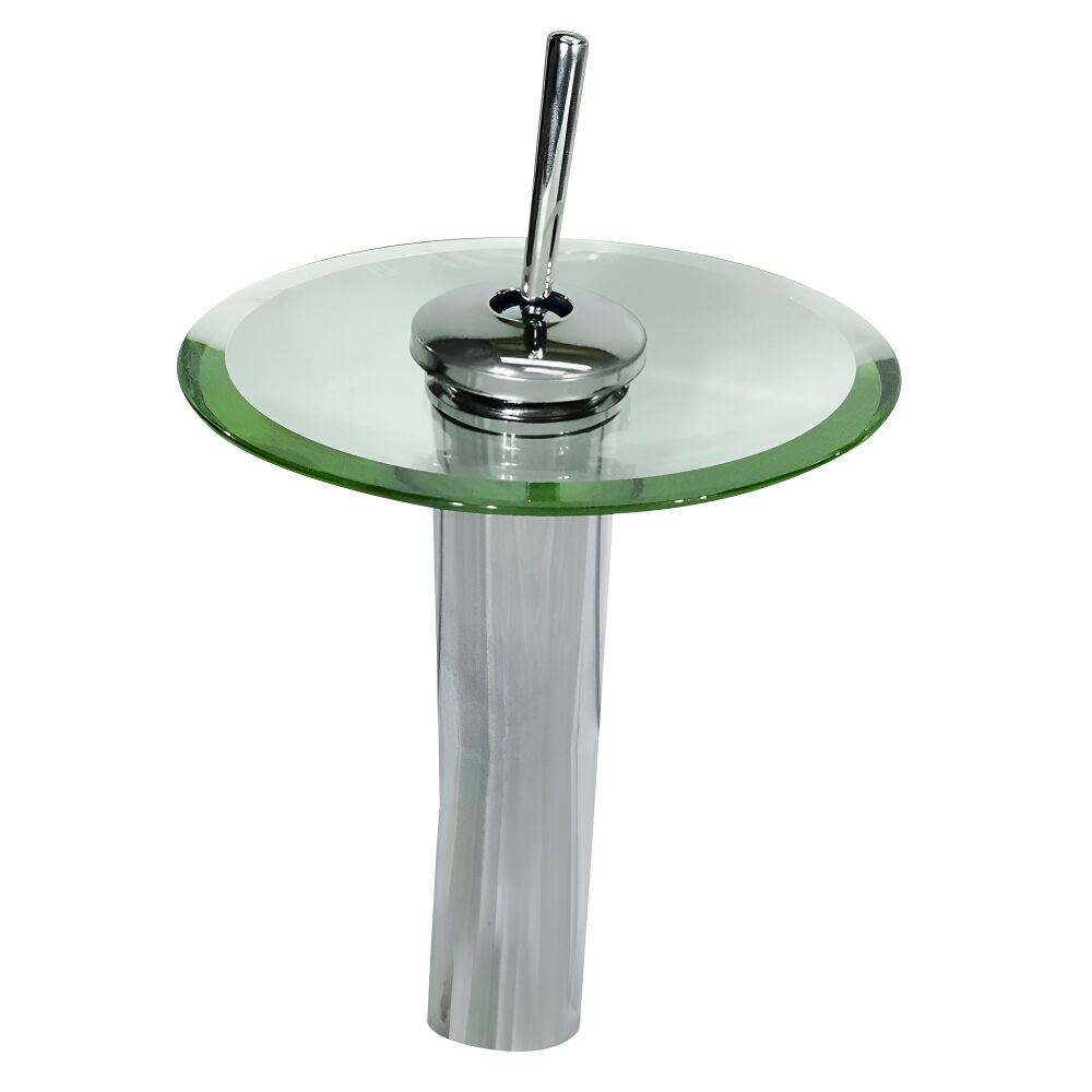 Misturador Monocomando Cascata de Vidro 1203 Cromado Metalplas
