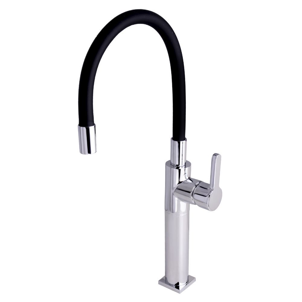Torneira Misturador Monocomando para Cozinha Dom Color 2256 Preto Perflex