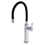 Torneira Misturador Monocomando para Cozinha Dom Color 2256 Preto Perflex