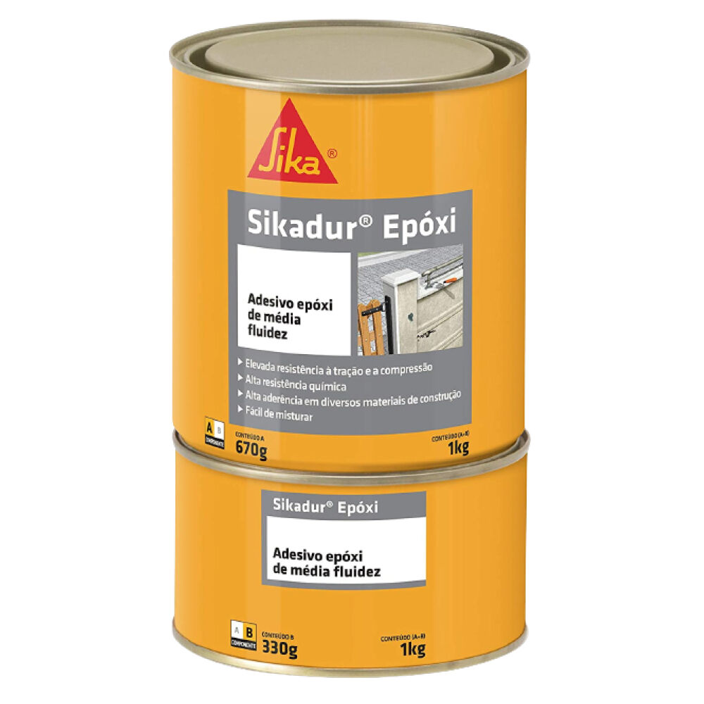 Adesivo Estrutural Epóxi Sikadur 1Kg Sika