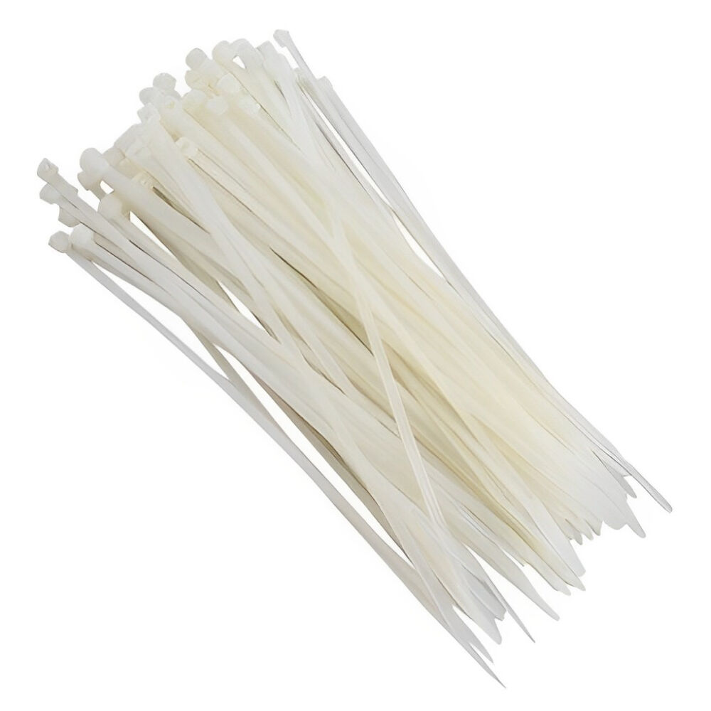 Abraçadeira Nylon 100 Unidades Branco Foxlux