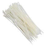 Abraçadeira Nylon 100 Unidades Branco Foxlux