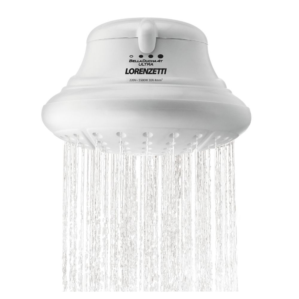 Chuveiro Lorenzetti Bella Ducha 4T Ultra Multitemperaturas Branco