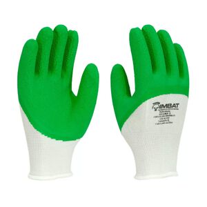 Luva Tricotada com Banho em Látex Verde Imbat Luva Tricotada com Banho em Látex Verde Imbat