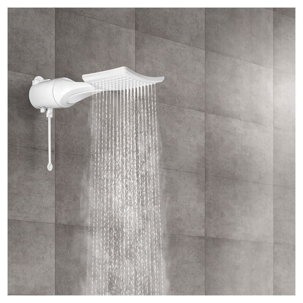 Chuveiro Lorenzetti Loren Shower Ultra Eletrônico Branco 5500W 110V