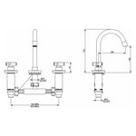 Torneira Misturador de Pia para Banheiro Likeflex Perflex